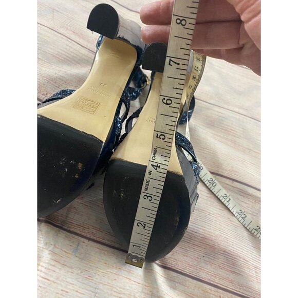 Y2K Miu Miu's Women' Glitter Patent Leather Platform Heels - 39 (9) - Picture 9 of 12